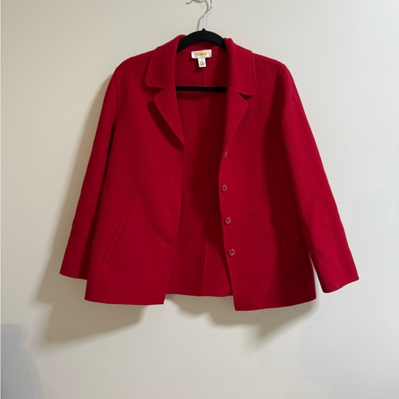 Talbots Jackets & Blazers - Talbots Red Wool Blazer